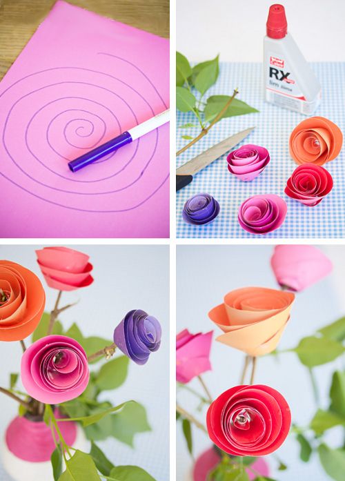 Поэтапная инструкция как сделать из бумаги розу